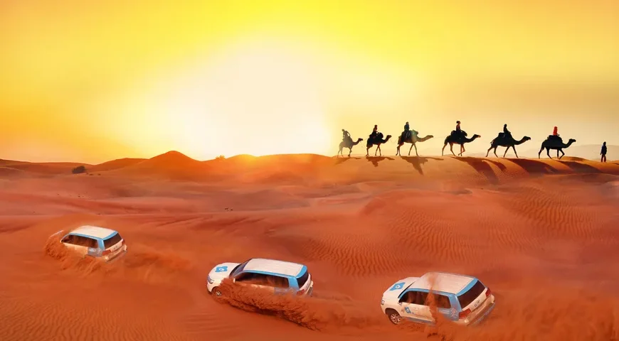 Evening Desert Safari With BBQ Dinner