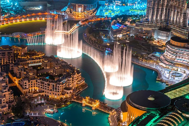 Dubai Fountain and Lake Ride-dubai water fountain boat ride