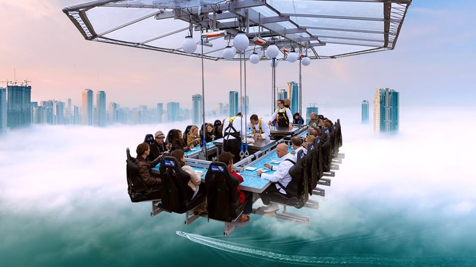 Dinner in the Sky Experience in Dubai with Go Kite