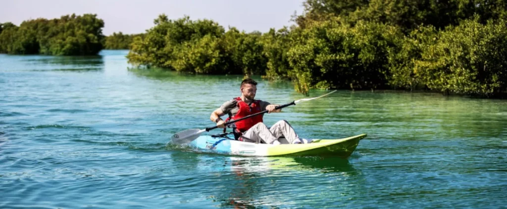 Kayaking in mangroves