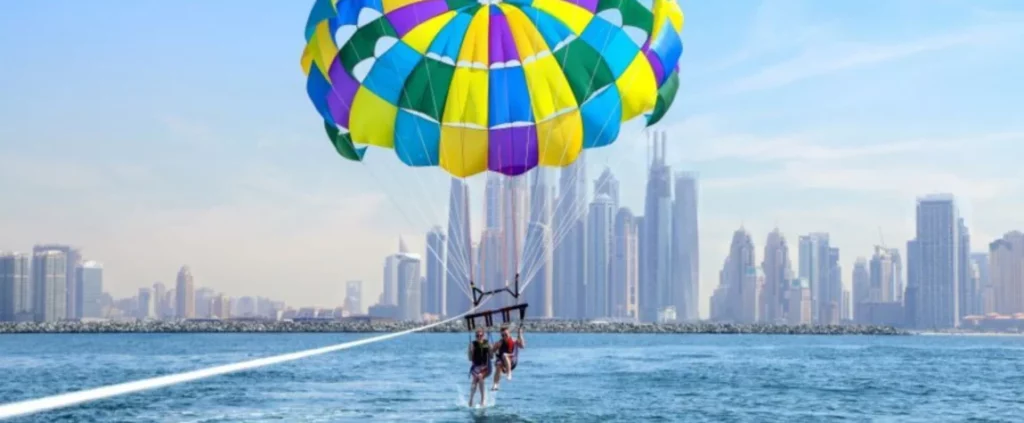 Parasailing at JBR Beach