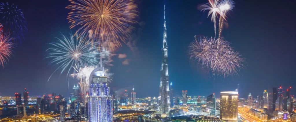 New Years Eve fireworks in Dubai