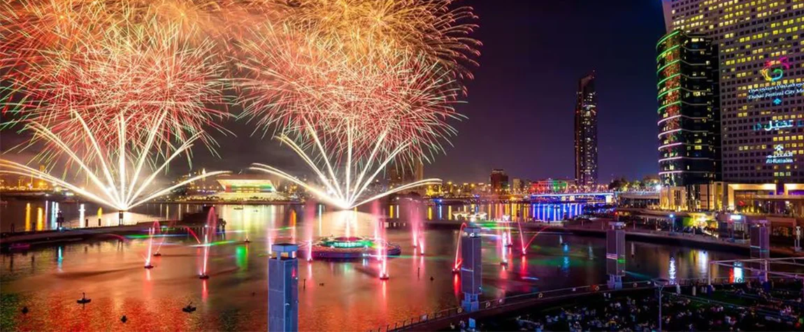 Eid Al Adha fireworks in UAE