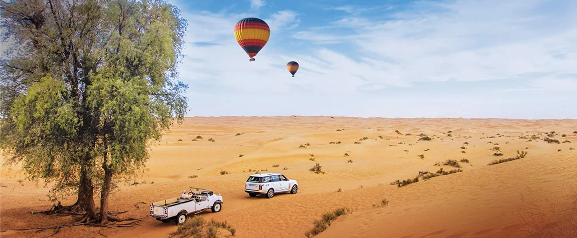 Hot Air Balloon Ride over the Desert