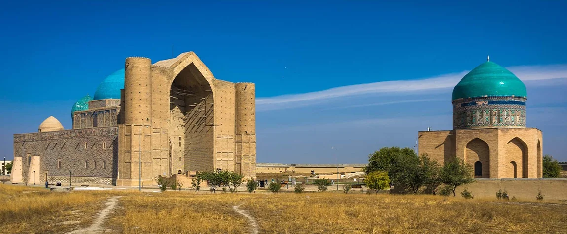 Explore the Mausoleum of Khawaja Ahmad Yasawi