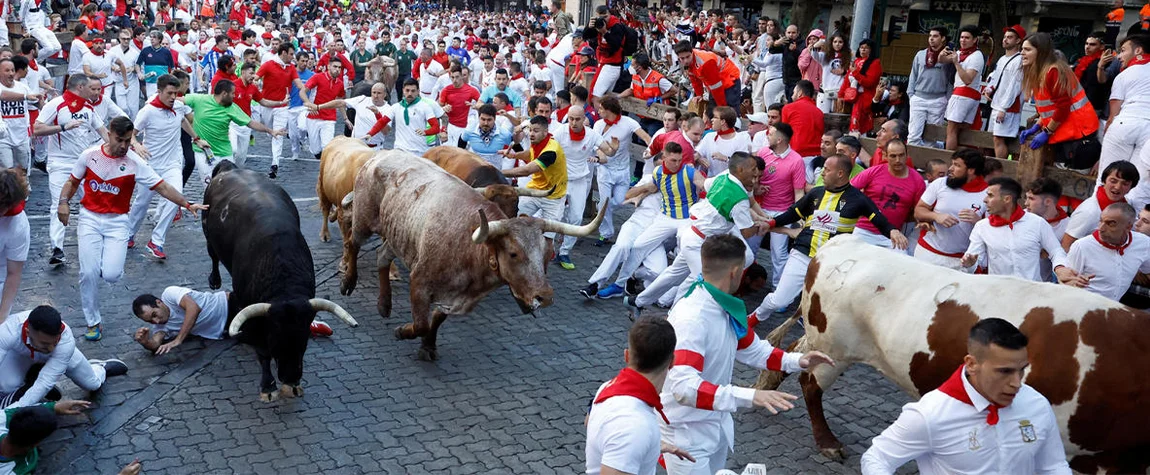 Attend the Running of the Bulls in Pamplona