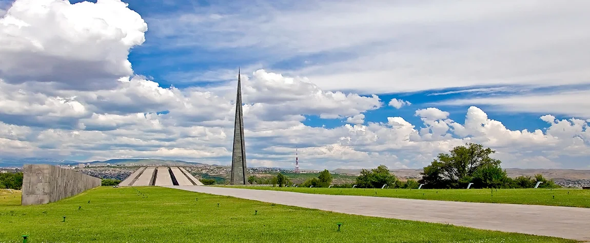 The memorial complex of Tsitsernakaberd