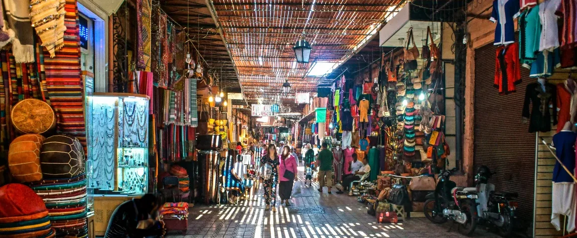 Go to the Central Market of Marrakech