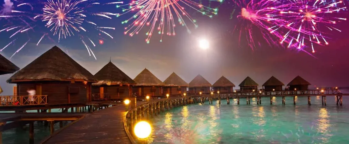 New Year in Maldives