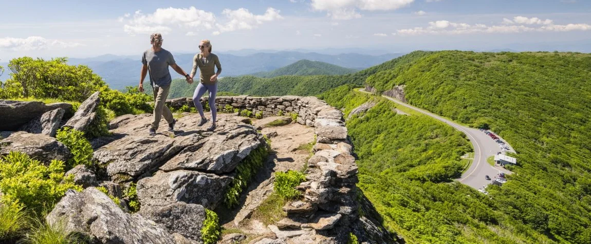 Hiking at the Blue Ridge Mountains