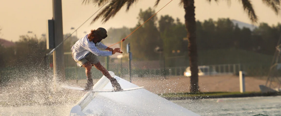 5. Wakeboarding at Yas Marina