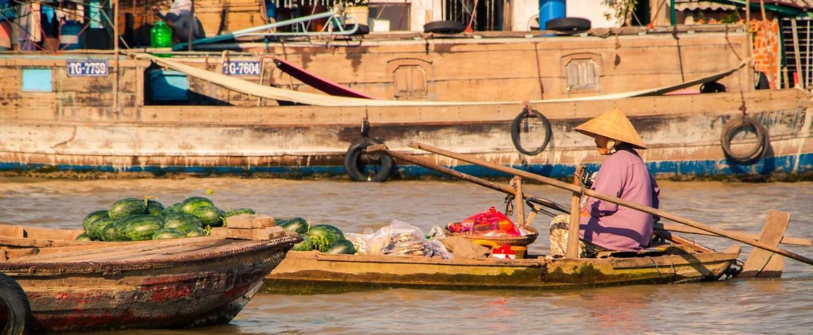 Boat Ride through Mekong Delta