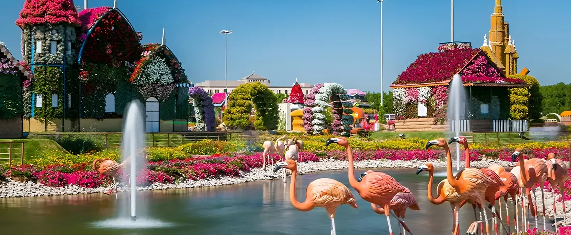 Attractions at Dubai Floral Garden