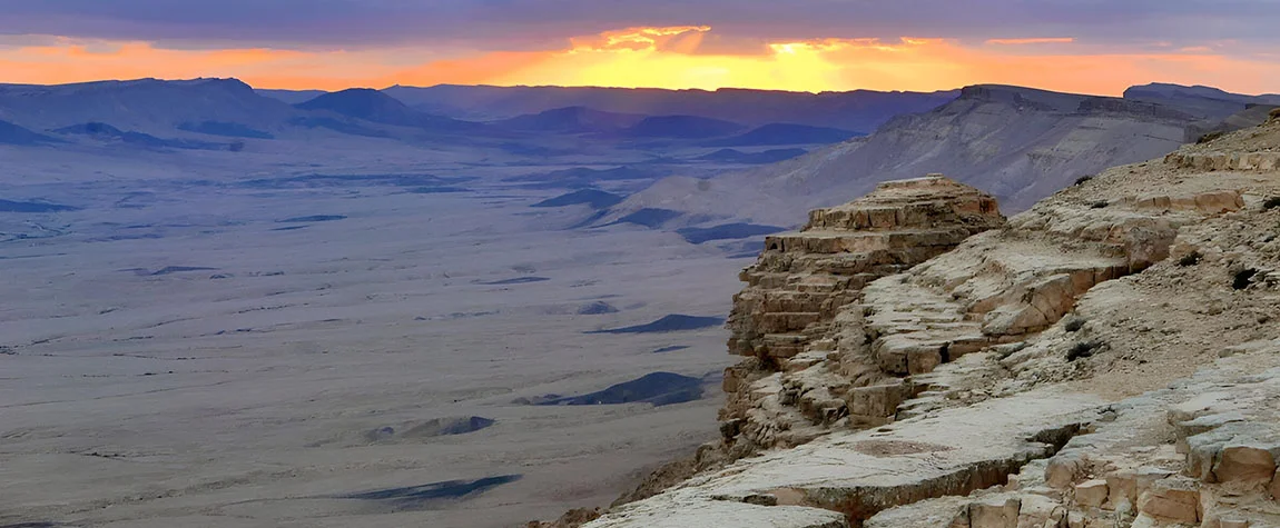 Sandboarding in the Ramon Crater is tried