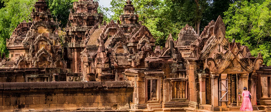 Go to the Ancient Temples of Banteay Srei