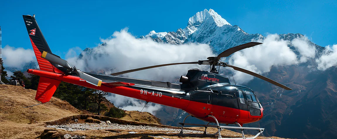 Go for a Scenic Helicopter Tour of the Himalayas